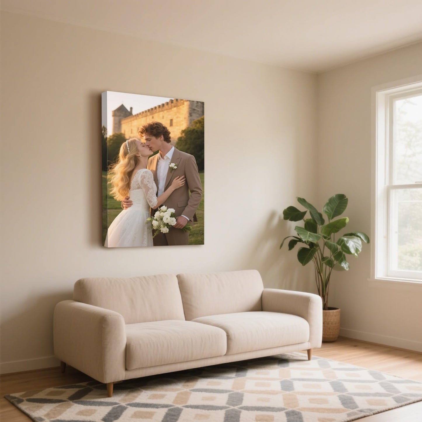 Canvas Prints with Your Photos, Photo Prints Custom Canvas Print with Your Photos (8"x10" & More Sizes) Custom Picture Wall Art Print Pictures Customized Photo Printing Personalized Customize Picture