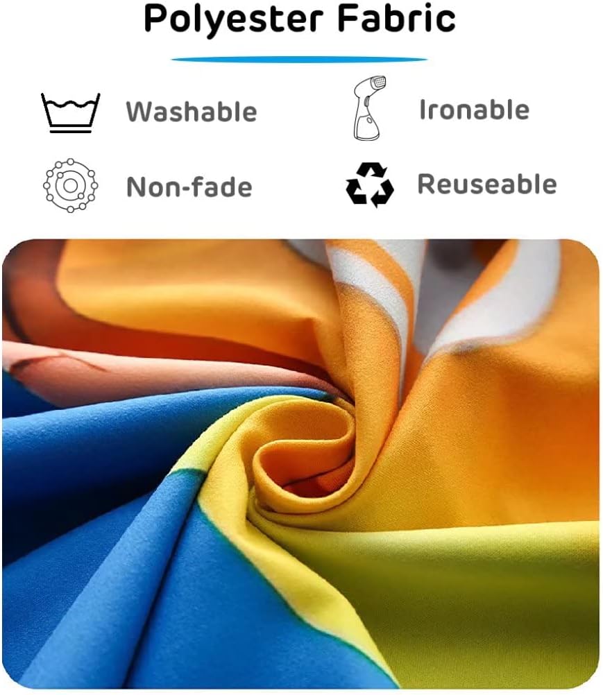 BELECO Tie Dye Tapestry Wall Hanging Fabric 106x70 Inch Colorful Spiral Tie Dye Tapestry Hippi 60s Themed Party Decorations Rainbow Tapestry Art Wall Decor for Bedroom Aesthetic Living Room Dorm