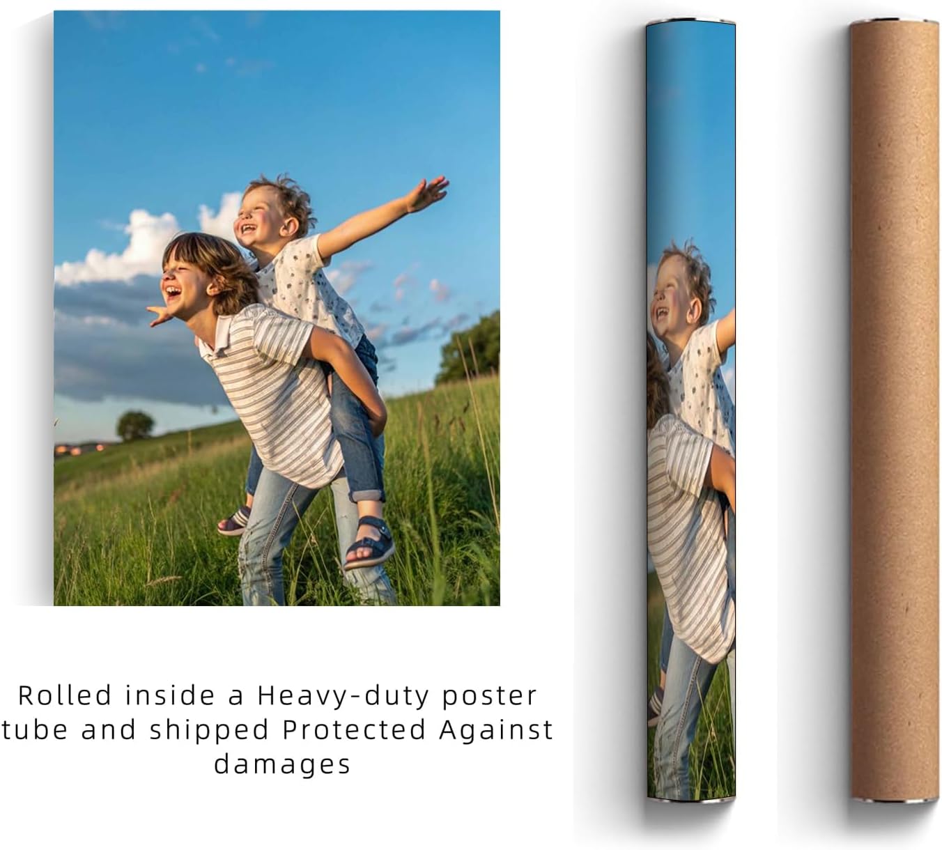 GZZFXXD Personalized Custom 24''x30'' Canvas Prints with Your Photo/your Image Large Wallart Wall Decor for Bedroom Dining room Living room Children's room(Unframed)