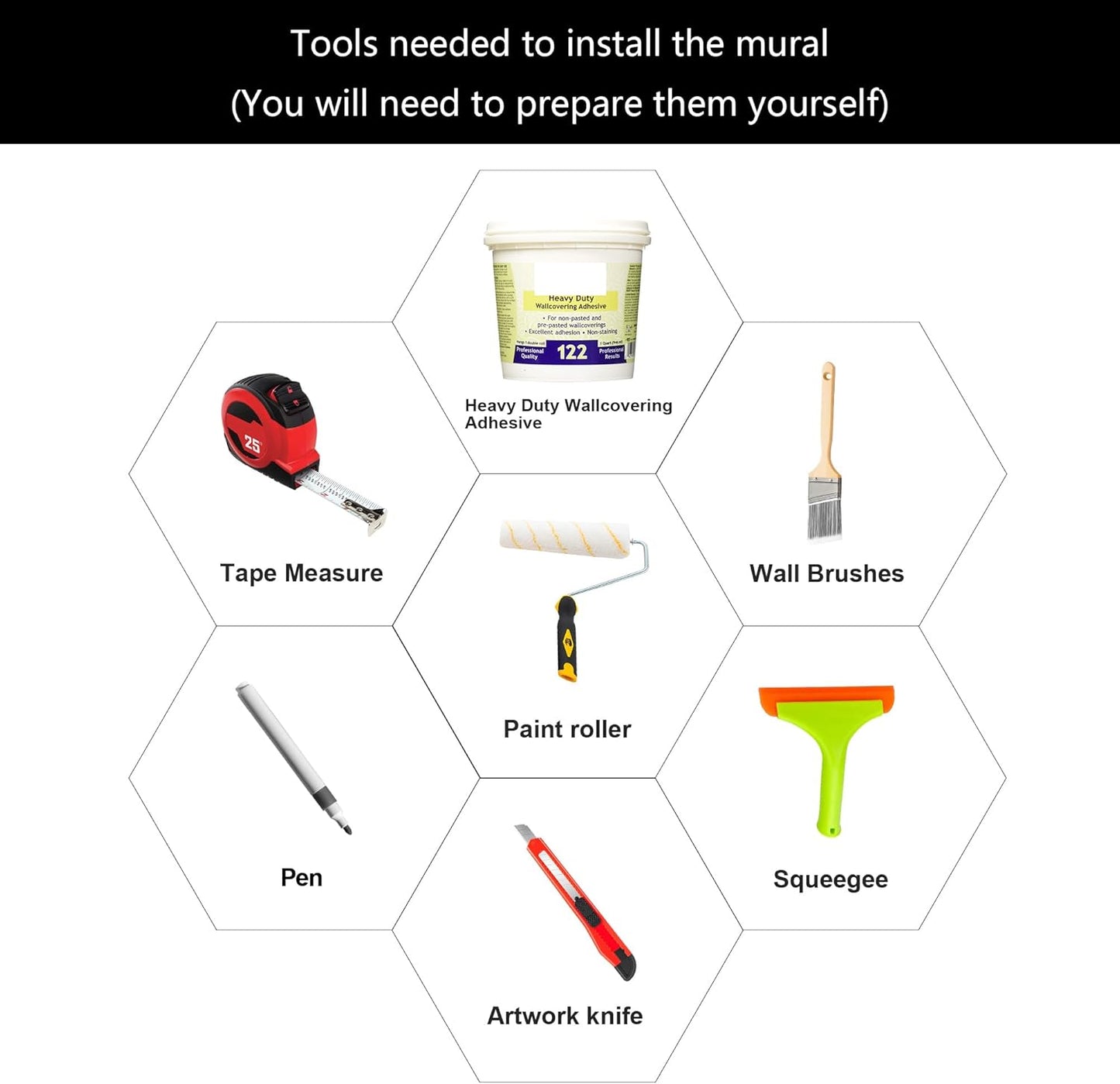 WFBHUA-Dark Floral Wallpaper Watercolor Pink and Blue Flower Wall Mural for Bedroom (Not Peel and Stick)