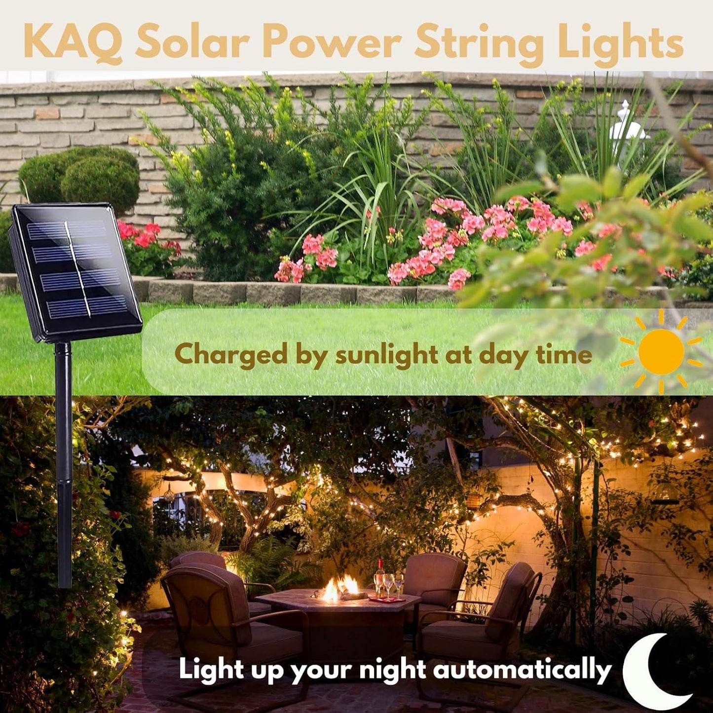 Solar String Lights Outdoor Waterproof 4PK 400LED 132FT Twinkle Lights Auto On/Off Solar Powered LED Fairy Light Green Wire with 8 Modes for Christmas Tree Party Wedding Garden Decoration (Warm White)