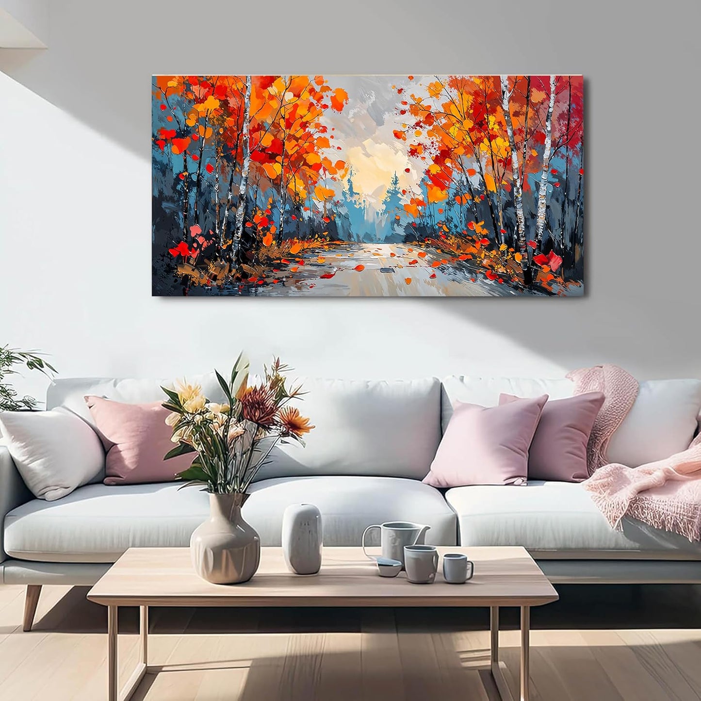 Canvas Wall Art Decor Wall Art Pictures for Living Room Canvas Art Wall Decor Vintage Nature Wall Art Prints Mountain Botanical Wall Art Decorations Artwork for Walls Bedroom Office Decor 20" X 40"