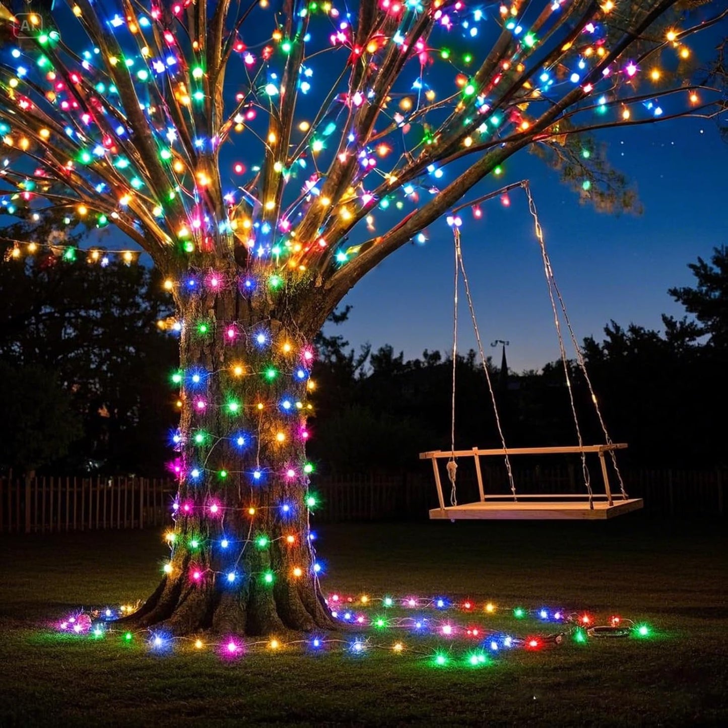 Christmas Lights Outdoor Waterproof Colorful String Lights Indoor 8 Modes Clear Wire 66ft 200 LED, Colorful Twinkle Fairy Light Plug in for Bedroom Wedding Party Decorations