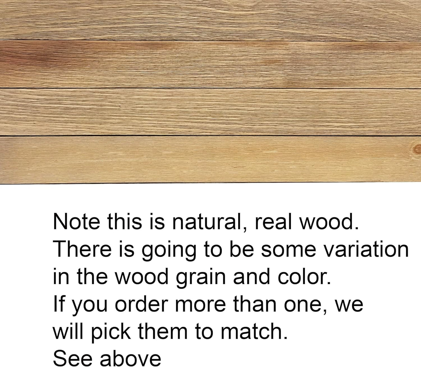 Joel's Antiques 24 Inch Wooden Floating Shelves for Wall - 24x12x2 in - Made of Natural Wood - Short Deep Heavy Duty Rustic Wall Shelves for Bedroom - Perfect for Bathroom, Kitchen - Natural