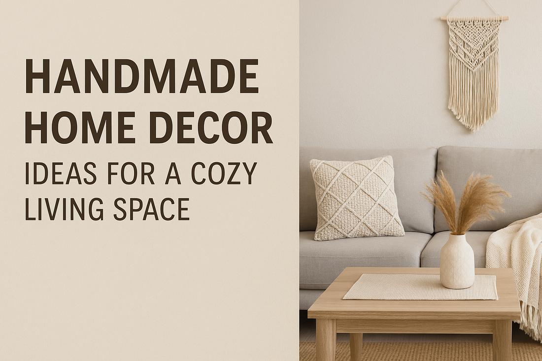 Handmade Home Decor Ideas for a Cozy Living Space