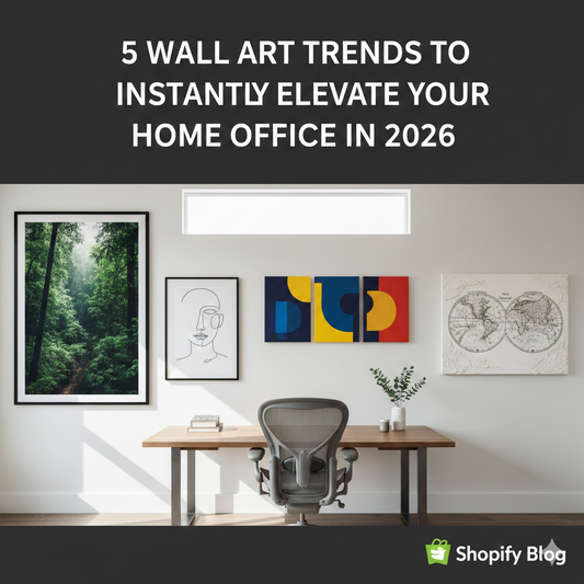 5 Wall Art Trends to Instantly Elevate Your Home Office in 2026