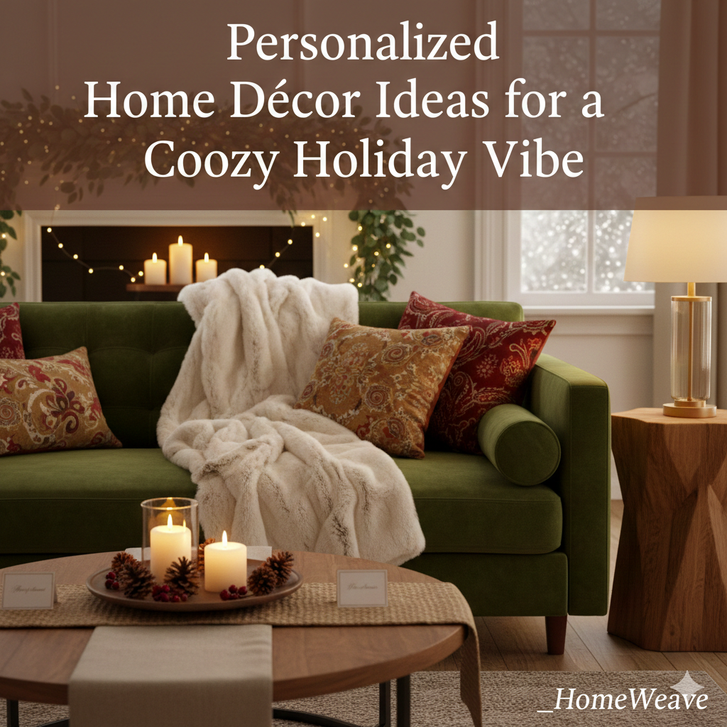 Personalized Home Décor Ideas for a Cozy Holiday Vibe 🏠🎄