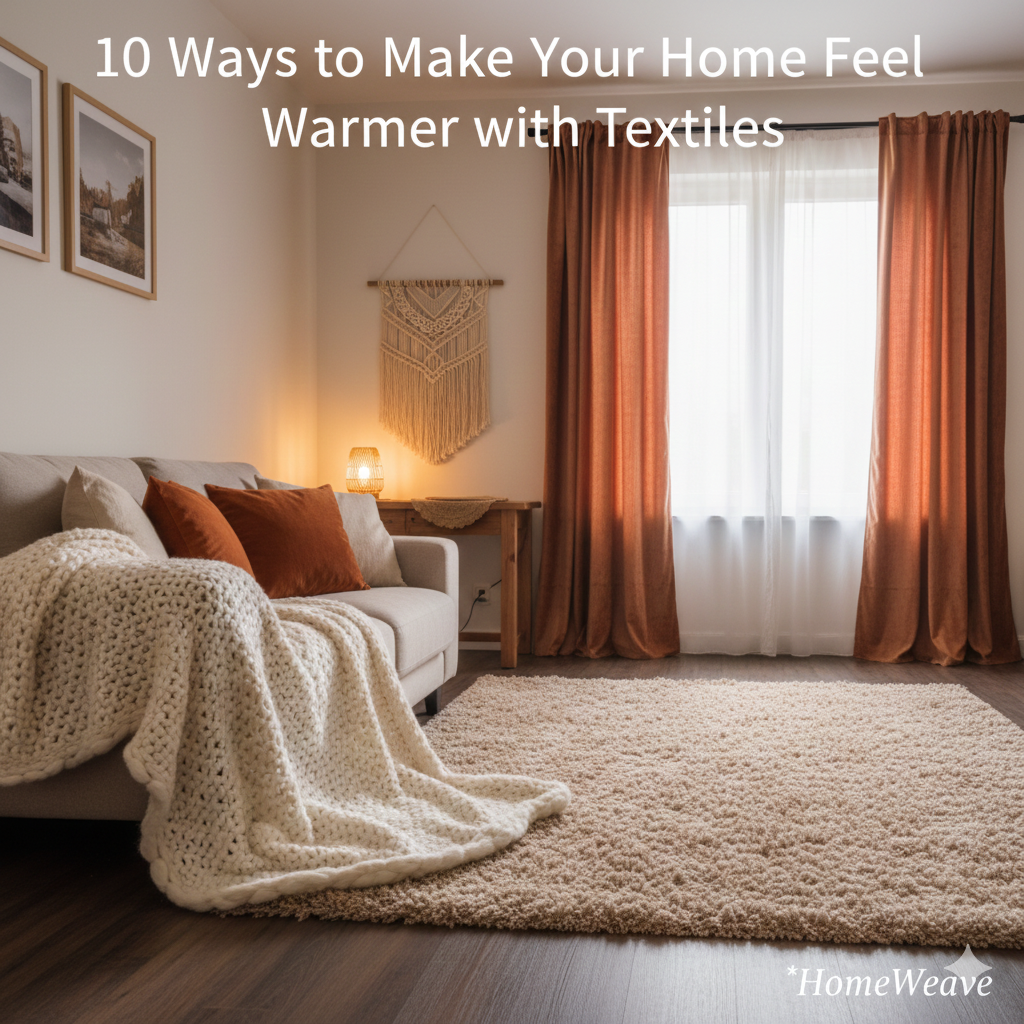 🏡 10 Ways to Make Your Home Feel Warmer with Textiles