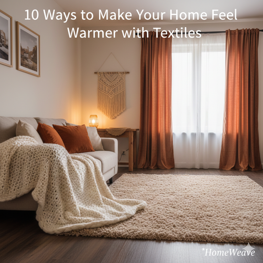 🏡 10 Ways to Make Your Home Feel Warmer with Textiles