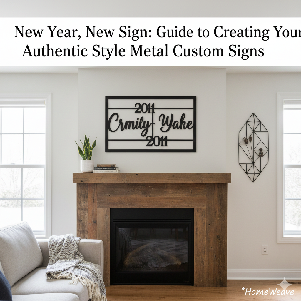 "New Year, New Sign: Guide to Creating Your Authentic Style Metal Custom Signs" ✨