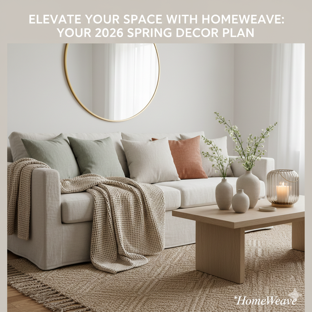 Elevate Your Space with HomeWeave: Your 2026 Spring Decor Plan 🌿
