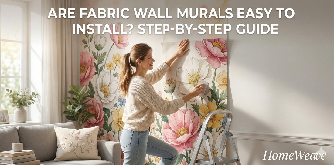🏗️ Are Fabric Wall Murals Easy to Install? Step-by-Step Guide 🌸