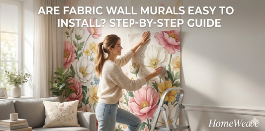 🏗️ Are Fabric Wall Murals Easy to Install? Step-by-Step Guide 🌸