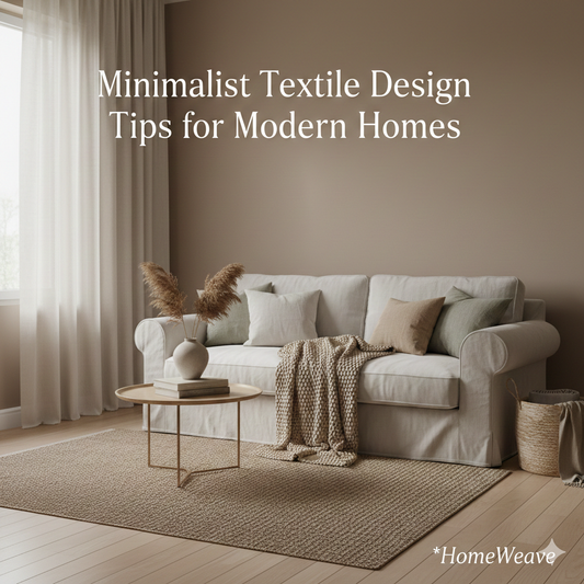 🏠 Minimalist Textile Design Tips for Modern Homes