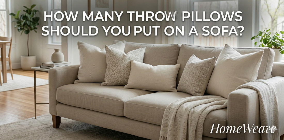 How Many Throw Pillows Should You Put on a Sofa? 🛋️✨
