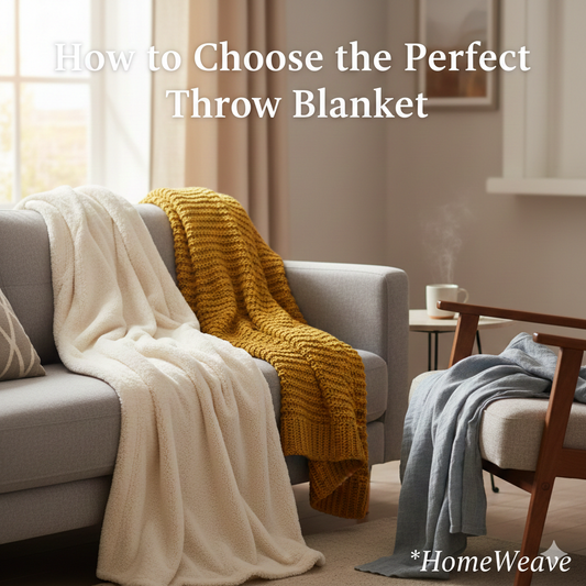 🛋️ How to Choose the Perfect Throw Blanket: A Guide to Comfort and Style