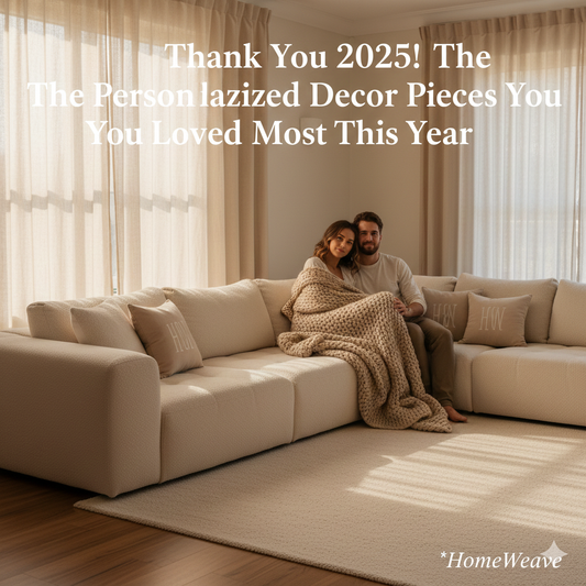 Thank You 2025! The Personalized Decor Pieces You Loved Most This Year 🎉