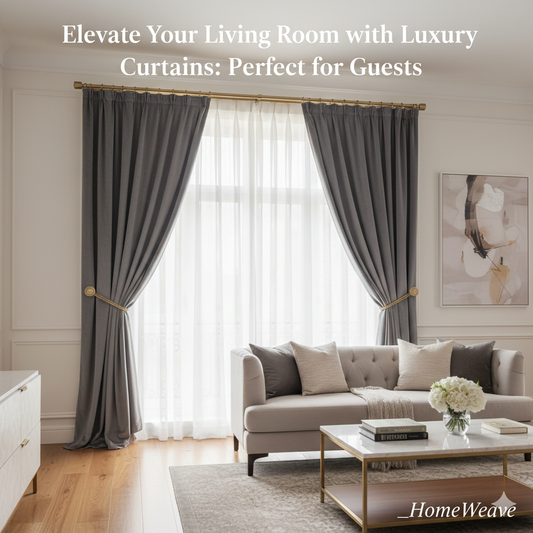[Feature] Elevate Your Living Room with Luxury Curtains: Perfect for Guests ✨