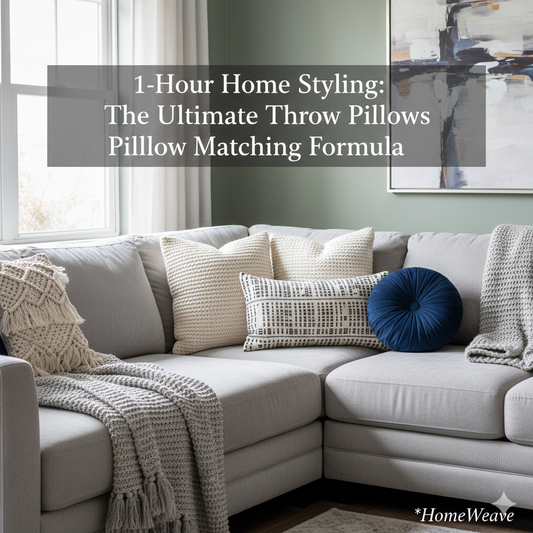 1-Hour Home Styling: The Ultimate Accent Throw Pillows Matching Formula ✨