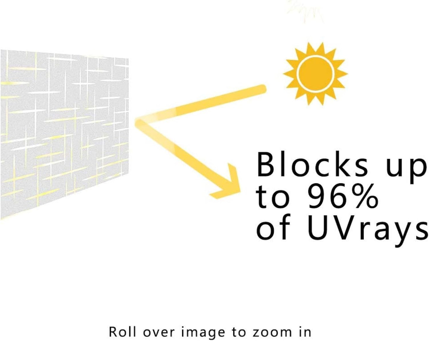 Finnez Frosted Window Film Non-Adhesive, Frosting Privacy Film for Glass Windows, Self Static-Cling Decorative Window Cling for Home Office UV Protection Cross Pattern, 29.5 x 78.7 inches