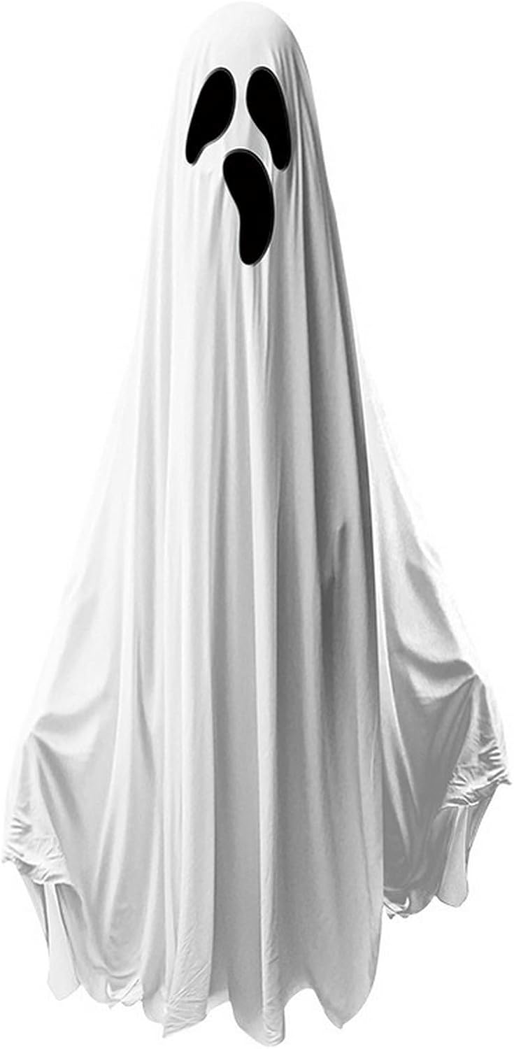 Halloween Ghost Window Clings for Glass 1 Sheets Ghost Window Decals Spooky Window Stickers Reusable Windows Cling for Halloween Fall Party Supplies Home School Office Glass Decorations