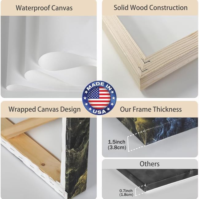 Laoife Custom Canvas Prints with Your Photos, Personalized Photo On Canvas Transform Your Photos into Stunning Wall Art Digitally Printed Photo To Canvas Ideal for Home Decor Gifts Keepsakes - 8"x10"