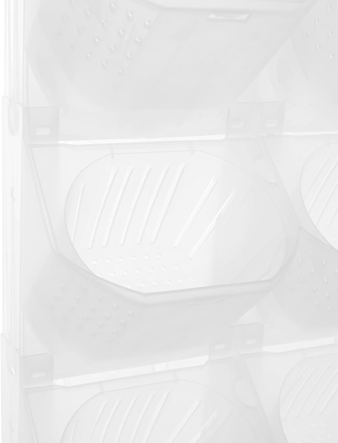 Self Watering Outdoor Wall Mounted Planter Vertical Garden with 36 Pockets Plastic Plant Grow Pots for Hanging Flower Herbs Vegetables Home Indoor Outdoor White