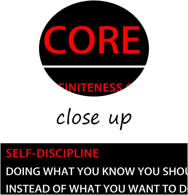 Inspirational Canvas Wall Art Motivational Core Values for Success Poster Print Artwork Picture Painting Wall Decor for Modern Home Bedroom Office ClassRoom Ready to Hang [24''Wx 36''H]