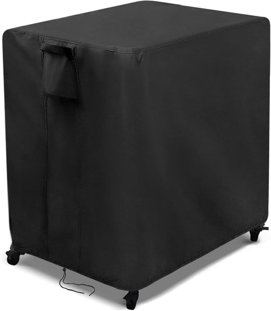 Kingling Outdoor Table Cover for Patio Cart Table, Waterproof Outdoor Grill Prep Table Cover Prep Cart Table Cover - 32" L x 27" W x 30" H