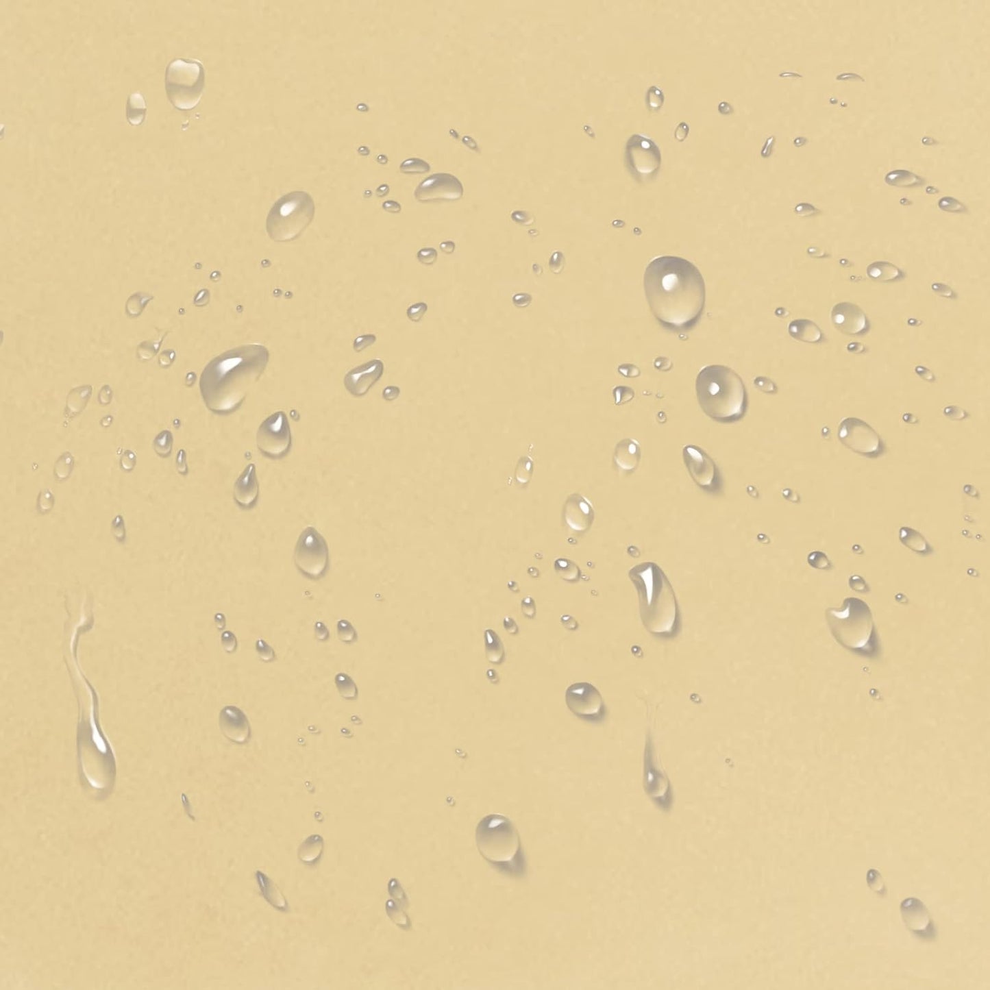 SuperO 2Pack Waterproof Spandex Table Cover for 6FT Table Universal Fitted Stretch Tablecloth for Party, Banquet, Wedding and Events-Champagne