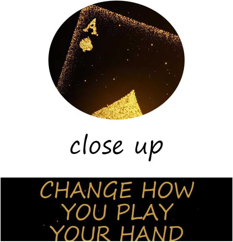 Inspirational Wall Art Motivational Poster Poker Game Quotes Wall Decor for Living Room Bedroom Office Bathroom Canvas Print Artwork Framed Art Decoration Ready to Hang [24''Wx 36''H]