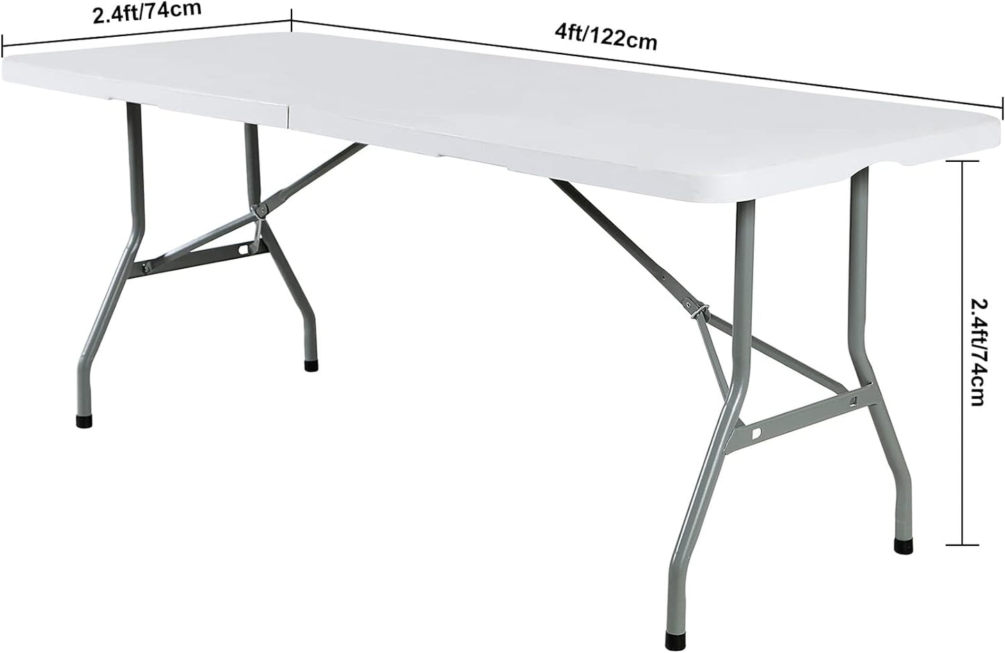 Spandex 4ft Waterproof Table Cover for Party,Wedding, Banquet, and Events(Blue Mist)