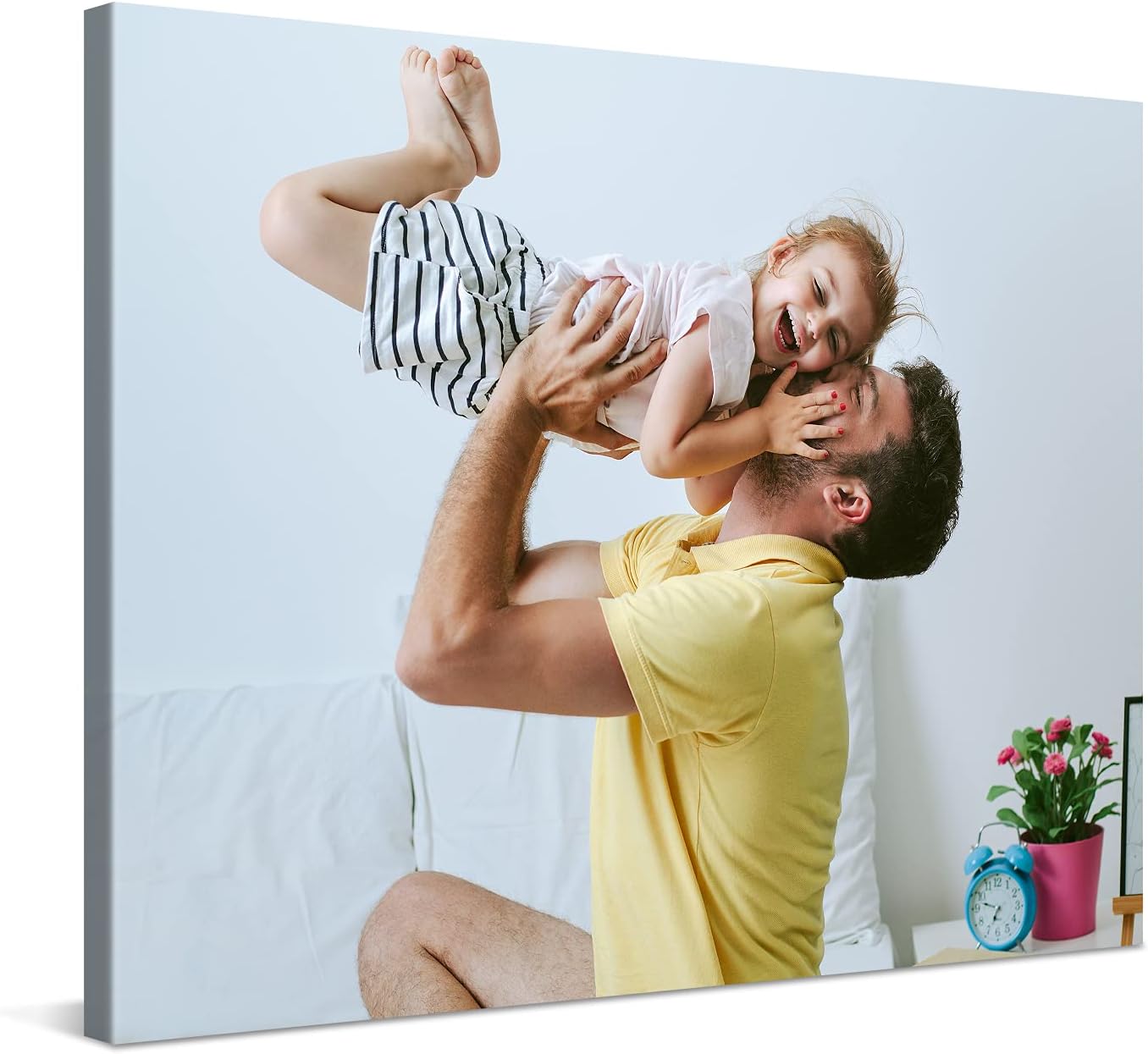 Photo.Gifts Custom Canvas Prints with Your Photo 24 x 20 inch - Customize with Picture & Text - Made in USA - Personalized Canvas Wall Art for Bedroom, Living Room, Office - Personalized Gift