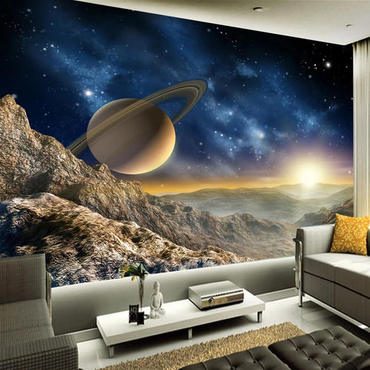 Custom 3D Galaxy Peel and Stick Wallpapers Space Universe Home Decor Wall Painting Living Room Bedroom Mural