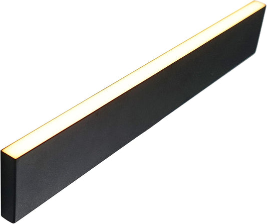 LUMENGY Paver Light Slim 0.5x14 Inch(0.55 x 13.77 inches) Glare-Free Steel Lighting for Pavers, Brick, Walls, Driveways, Walkways & Pathways, 2700K Warm White, Waterproof, Drive-Over, 12V AC/DC Wired.