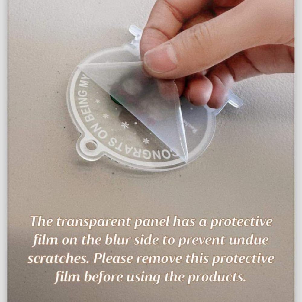 DOPTIKA Personalized 2D Ornaments for Christmas Tree, Friend Christmas Ornaments 2025, Personalized Christmas Picture Ornaments for Friends, Besties, BFF, Friendship Gifts for Women Men