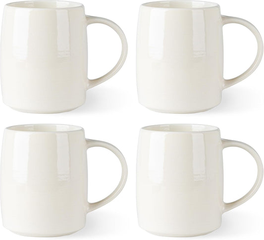 GBHOME Large Coffee Mugs Set of 4, 18oz Handmade Ceramic Coffee Mugs Set with Gradient color for Latte/Tea/Beer/Hot Cocoa, Dishwasher & Microwave Safe