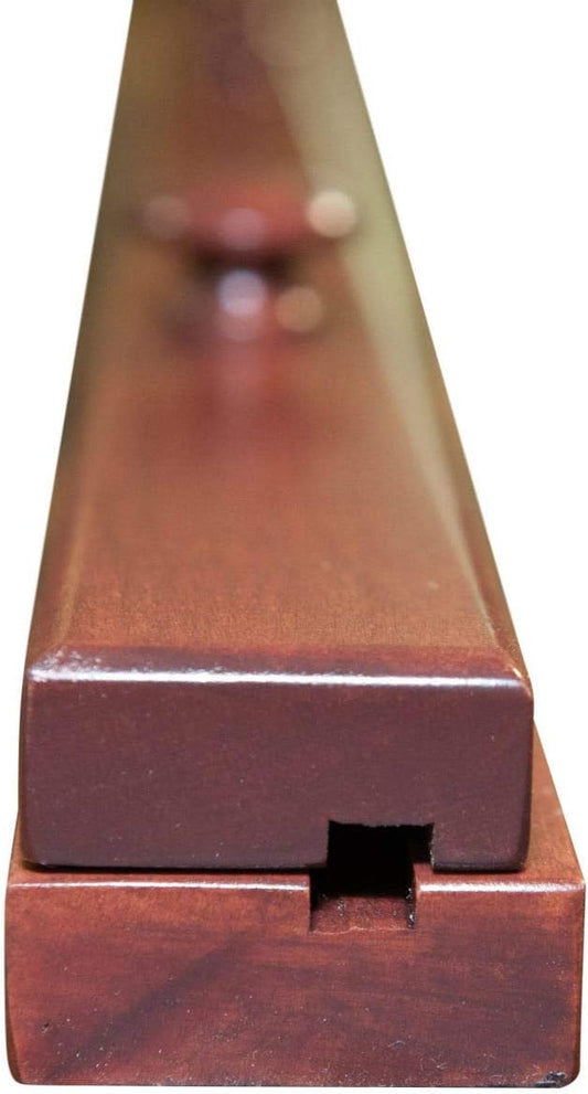 RRD Quilt Hanger for Wall for Display (42") Amish Made Wooden Quilt Rack Wall Mount - Rustic Tapestry Quilt Wall Hangers (Cherry Wood, Cherry Stain)