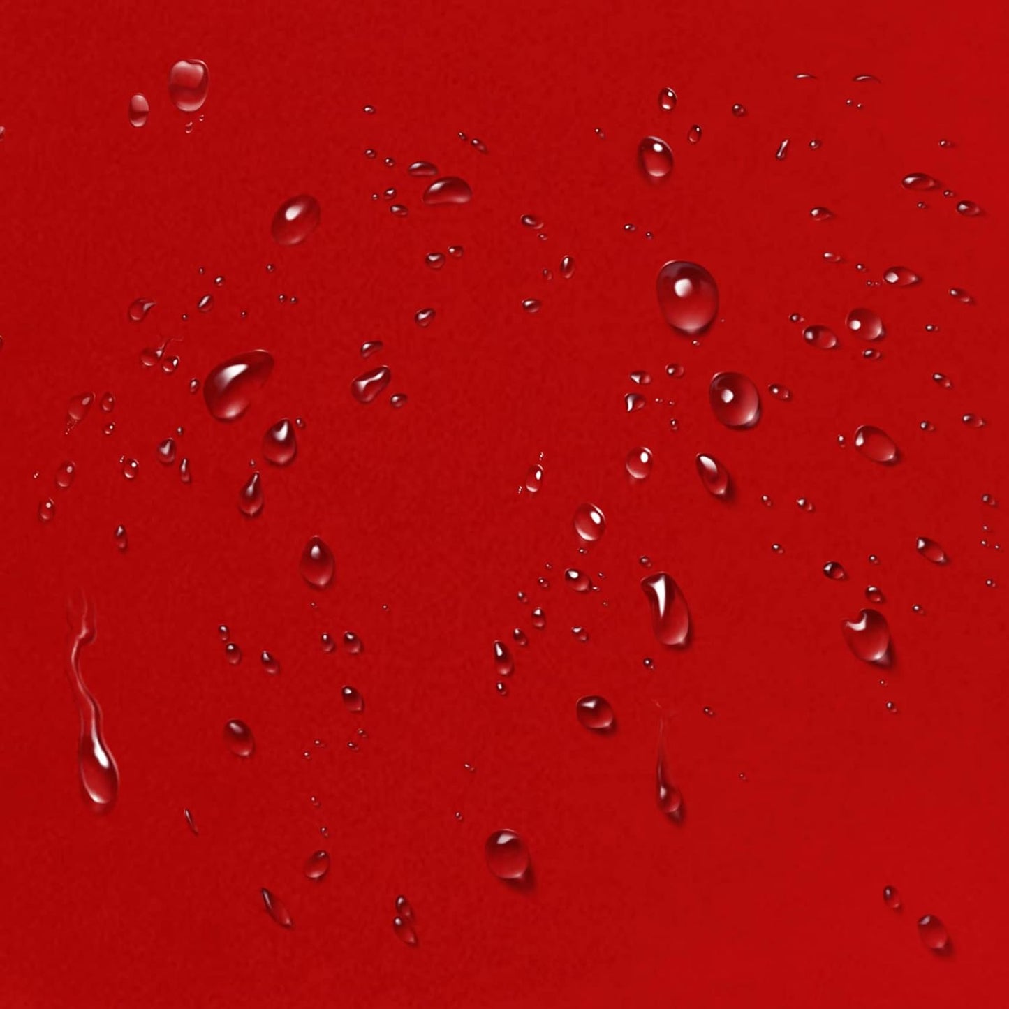 SuperO Waterproof Spandex Table Cover for 6FT Table Universal Fitted Stretch Tablecloth for Party, Banquet, Wedding and Events-Red