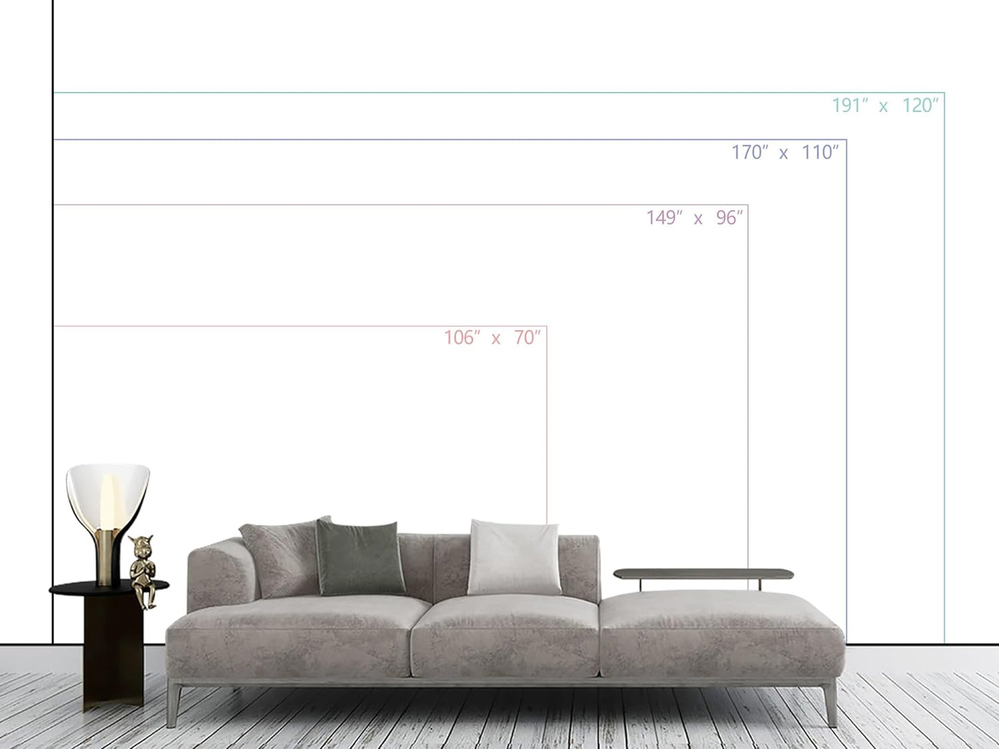 WFBHUA-Vintage Forest Woodland Mural Wallpaper Gray Old Wall Tree Wallpaper for Bedroom Living Room(Not Peel and Stick)