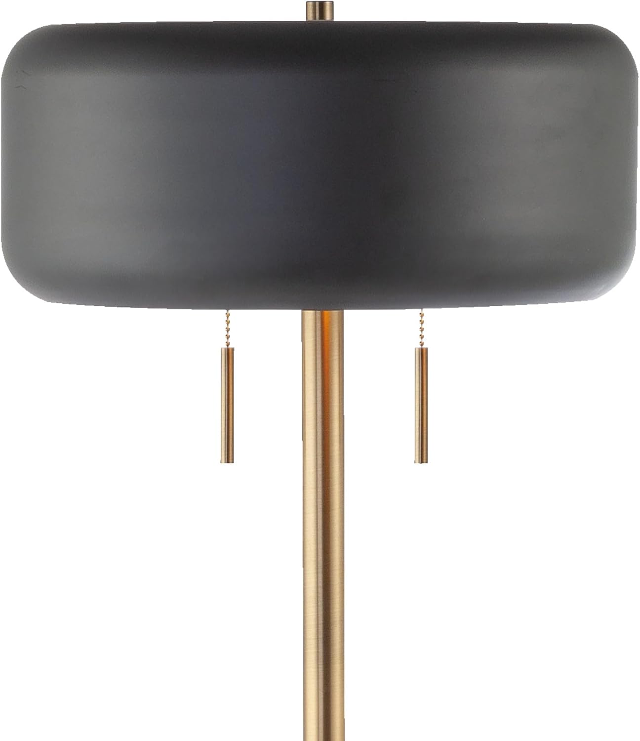 GLOBE Electric 67346 Novogratz x Floor Lamp, Dark Gray