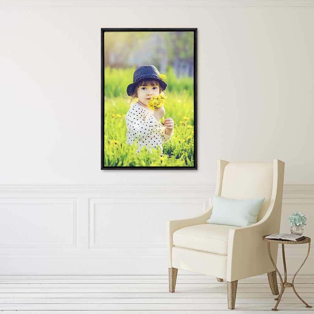 wall26 Framed Custom Canvas Wall Art for Living Room, Bedroom Canvas Prints for Home Decoration Ready to Hang - 24"x36", Black Frame