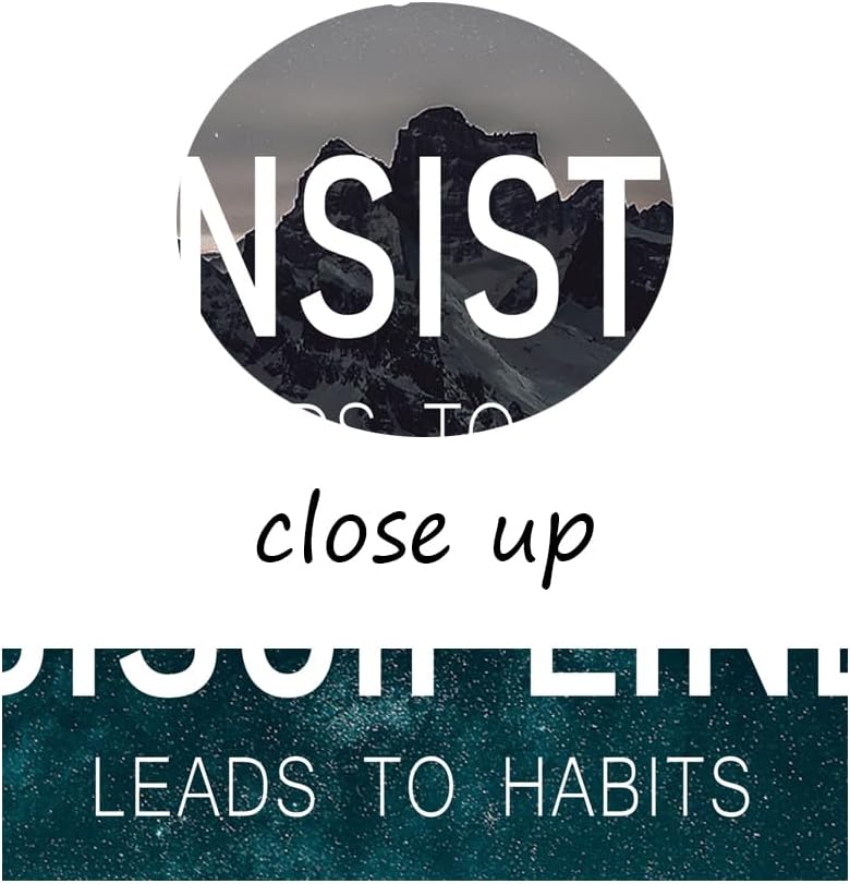 Discipline Habits Consistency Growth Motivational Wall Art Inspirational Poster Canvas Prints Artwork for Office Modern Home Decor Painting Pictures Stretched and Framed Ready to Hang [12''Wx 18''H]