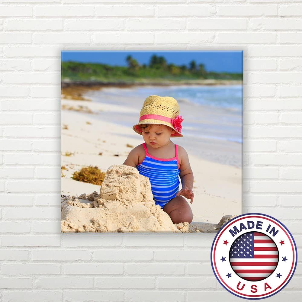 wall26 Personalized Photo to Canvas Print Wall Art - Custom Your Photo On Canvas Wall Art - Digitally Printed (12" x 12")