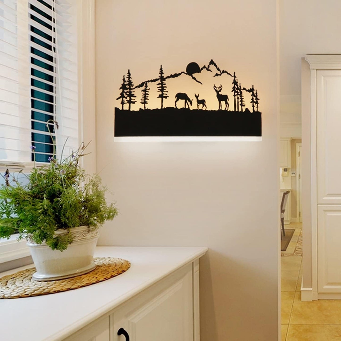 Wall Sconce LED Wall lamp (Sunset Deer)