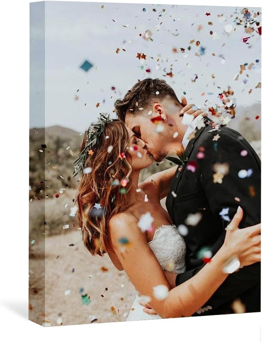 Custom Framed Canvas Prints With Your Photos-Personalized Picture To Canvas Wall Art ，Home Decoration Gifts Holiday Gifts