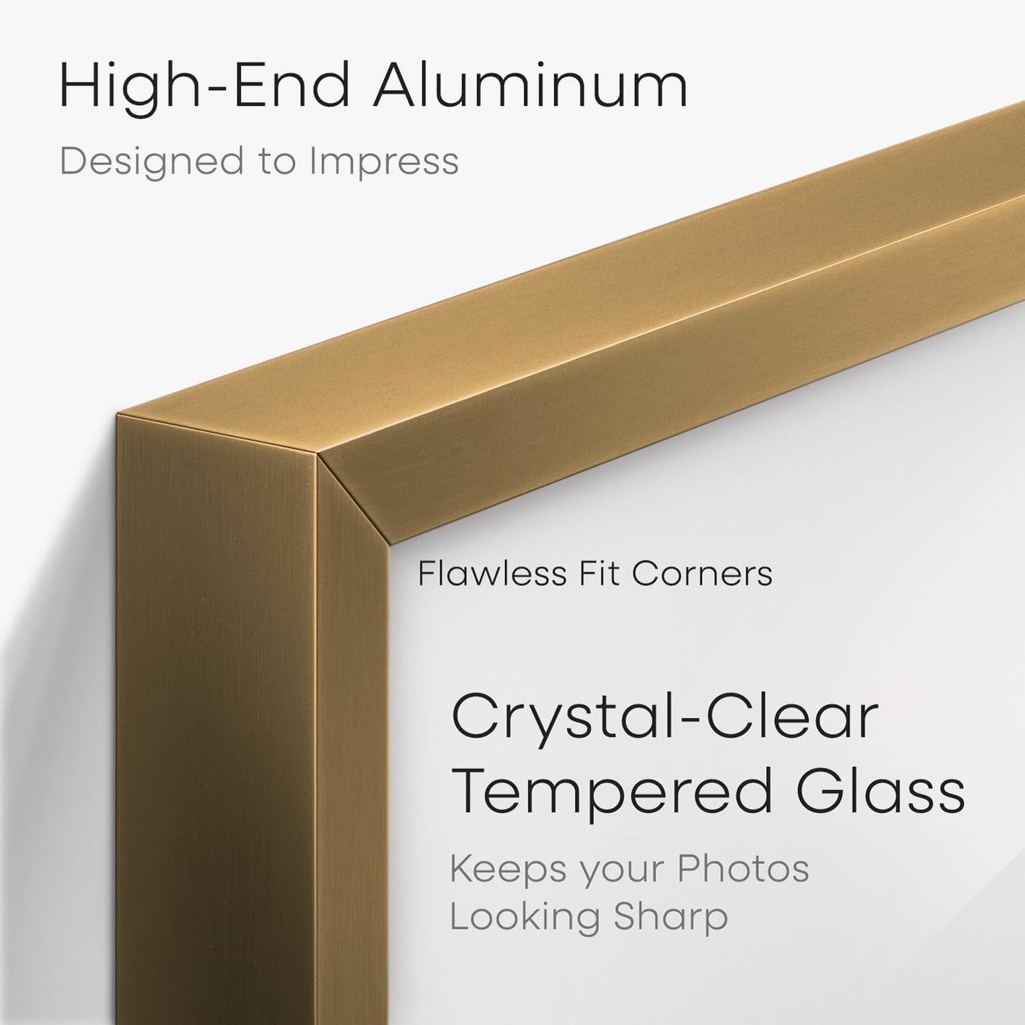 Homeforia 5.5 x 8.5 Business License Frame Bronze, High End Metal 5.5x8.5 Certificate Frame, 8.5x5.5 Document Frames for Wall or Tabletop, 5.5 by 8.5 Picture Frames, Tempered Glass, Wall Kit, Set of 1