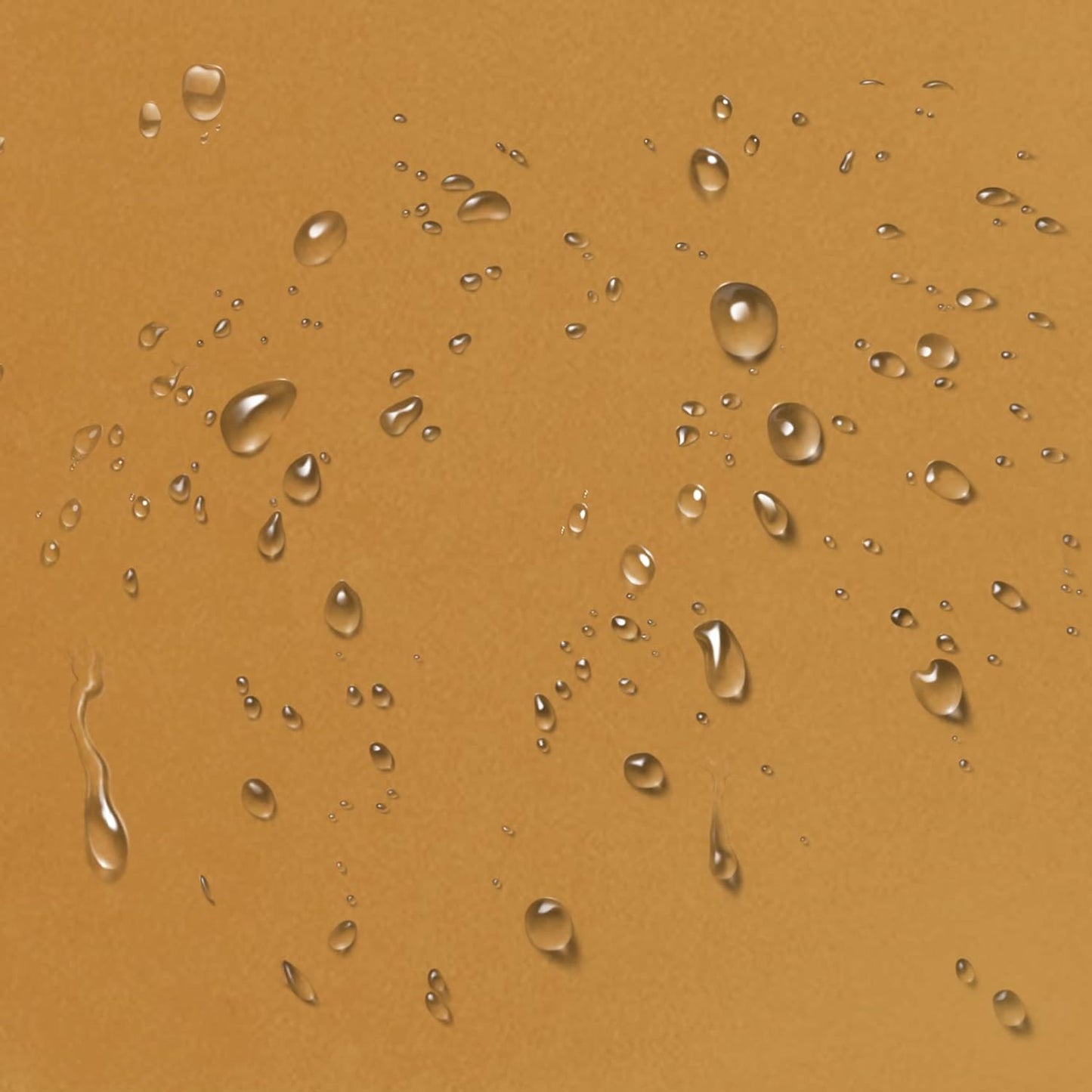 SuperO 2Pack Waterproof Spandex Table Cover for 8FT Table Universal Fitted Stretch Tablecloth for Party, Banquet, Wedding and Events-Gold