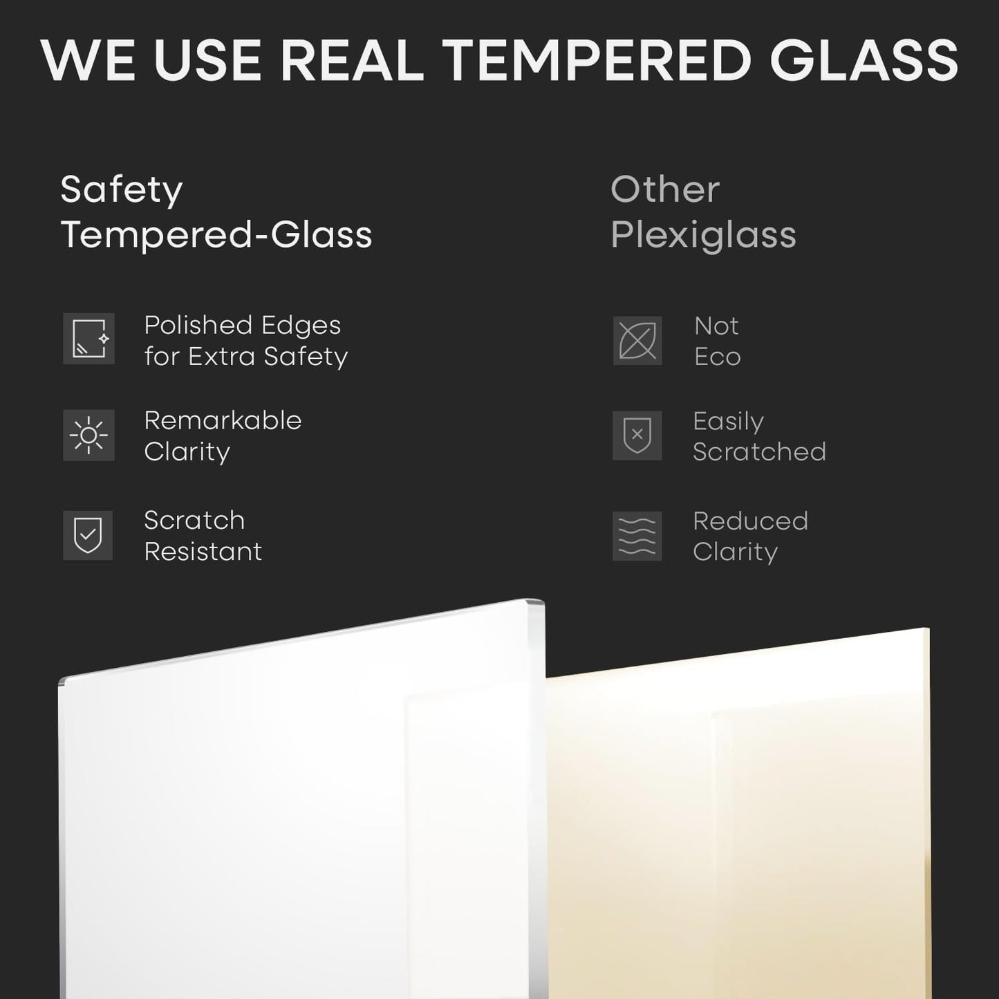 Homeforia 24x30 Poster Frame White, High End Oak 24 x 30 White Wood Picture Frames with Mat 18 x 24 for Photo, 24x30 Wooden Frame Matted to 18x24, 30x24 Large Frame, Tempered Glass, Wall Kit, Set of 1