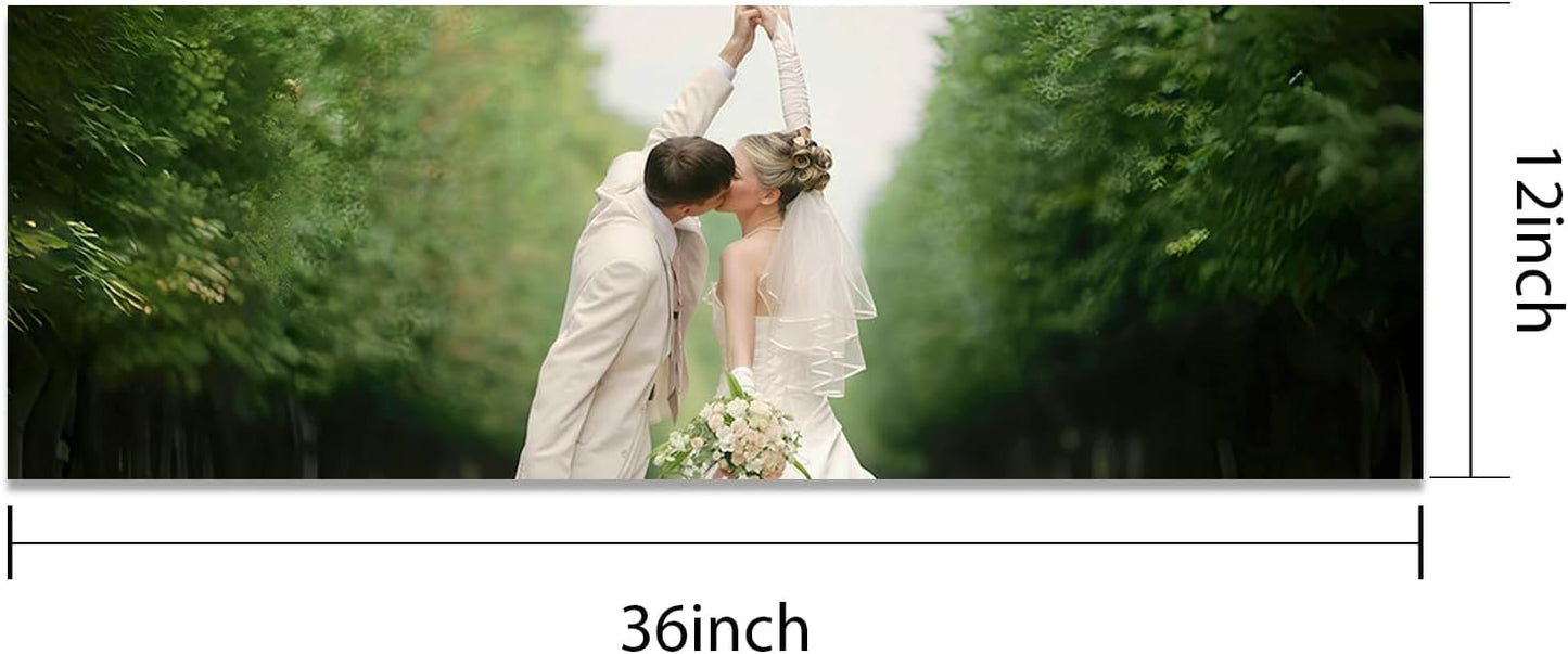 Canvas Prints With Your Photos, Custom Poster On Canvas (Unframed 36x12) Transform Your Photos Into Stunning Framed Wall Art Digitally Printed Photo To Canvas Ideal For Home Decor Gifts Keepsakes